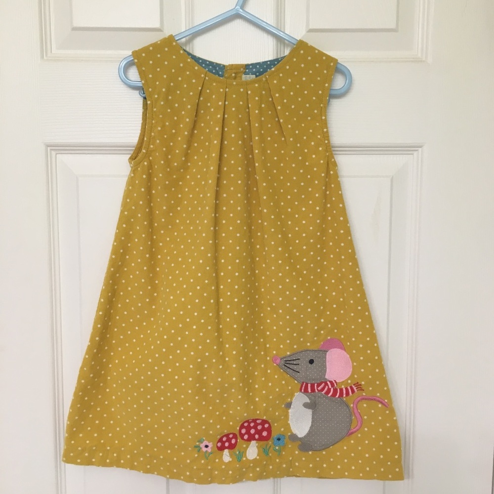 Corduroy Mouse Pinafore